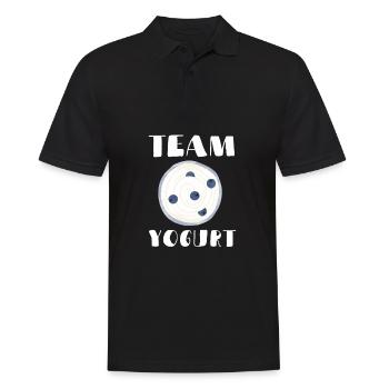 Probiotiques Produits laitiers, Yogourt glacé - Polo Homme - noir - Devant - Kai (181cm)