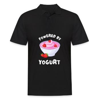 Probiotiques Produits laitiers, Yogourt glacé - Polo Homme - noir - Devant - Kai (181cm)