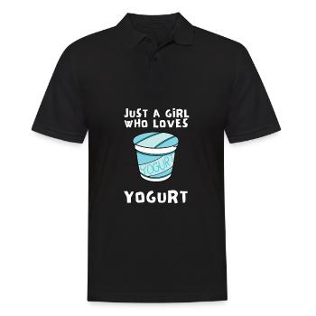 Probiotiques Produits laitiers, Yogourt glacé - Polo Homme - noir - Devant - Kai (181cm)