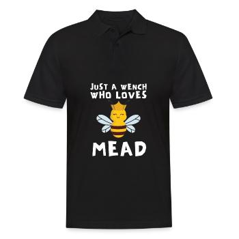 Huzzah Renaissance Festival Ren Faire Knight - Männer Poloshirt - Schwarz - Vorne - Kai (181cm)
