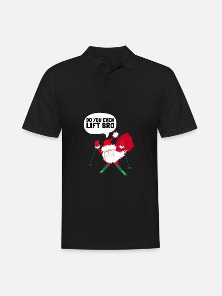 Soulevez-vous même Bro Ski - Polo Homme - noir