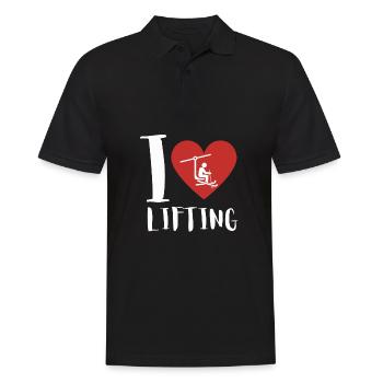 Do You Even Lift Bro Ski - Männer Poloshirt - Schwarz - Vorne - Kai (181cm)