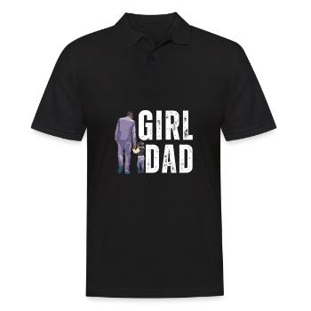 Fille protectrice papa, sortir avec ma fille - Polo Homme - noir - Devant - Kai (181cm)