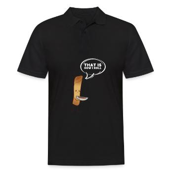Filipino Pride Pinoy Spring Roll Lumpia Thats How - Männer Poloshirt - Schwarz - Vorne - Kai (181cm)
