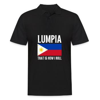 Filipino Pride Pinoy Spring Roll Lumpia Thats How - Männer Poloshirt - Schwarz - Vorne - Kai (181cm)