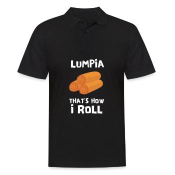 Filipino Pride Pinoy Spring Roll Lumpia Thats How - Männer Poloshirt - Schwarz - Vorne - Kai (181cm)