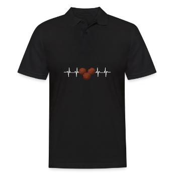Sweden Swedish Meatball Mer Kötbullar - Männer Poloshirt - Schwarz - Vorne - Kai (181cm)