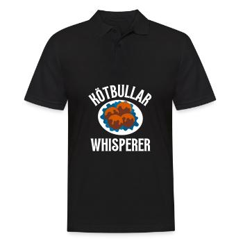 Sweden Swedish Meatball Mer Kötbullar - Männer Poloshirt - Schwarz - Vorne - Kai (181cm)