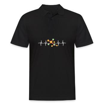 10 ans Science Anniversaire Kid 9 - Polo Homme - noir - Devant - Kai (181cm)