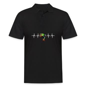 Agalychnis Callidryas Red Eyed Tree Frog - Männer Poloshirt - Schwarz - Vorne - Kai (181cm)