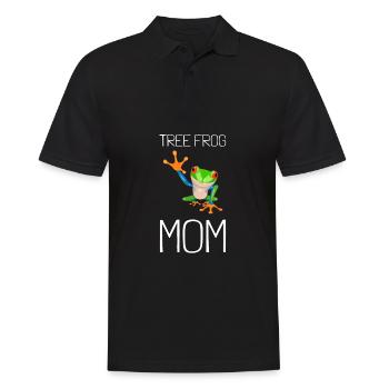 Agalychnis Callidryas Red Eyed Tree Frog - Männer Poloshirt - Schwarz - Vorne - Kai (181cm)