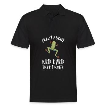 Agalychnis Callidryas Red Eyed Tree Frog - Männer Poloshirt - Schwarz - Vorne - Kai (181cm)