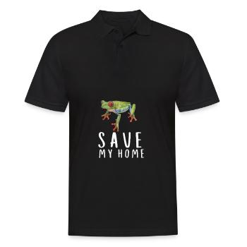 Agalychnis Callidryas Red Eyed Tree Frog - Männer Poloshirt - Schwarz - Vorne - Kai (181cm)