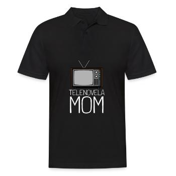 Telenovela Columbianas, Hispanic Shows, And Soap - Männer Poloshirt - Schwarz - Vorne - Kai (181cm)
