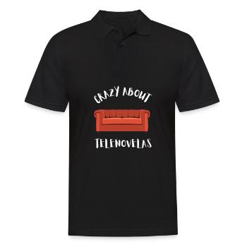 Telenovela Columbianas, émissions hispaniques et feuilletons - Polo Homme - noir - Devant - Kai (181cm)