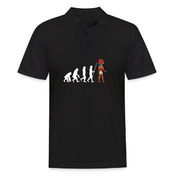 Hieroglyphics Egyptologist, Ancient Egyptian - Men's Polo Shirt - black - Front - Kai (181cm)