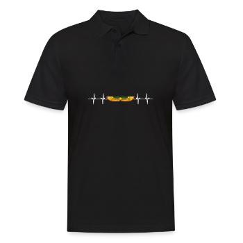 Hieroglyphics Egyptologist, Ancient Egyptian - Männer Poloshirt - Schwarz - Vorne - Kai (181cm)