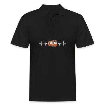 Téléphérique Téléphérique Télécabine - Polo Homme - noir - Devant - Kai (181cm)