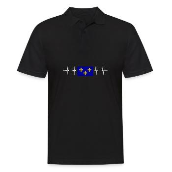 île de France - Polo Homme - noir - Devant - Kai (181cm)