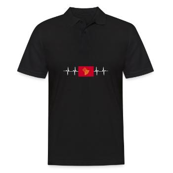 France Languedoc Roussillon - Männer Poloshirt - Schwarz - Vorne - Kai (181cm)