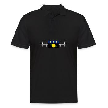 France Guadeloupe - Polo Homme - noir - Devant - Kai (181cm)