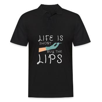 Botox Plastic Surgery And Aesthetic Nurse Injector - Men's Polo Shirt - black - Front - Kai (181cm)
