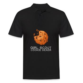 Scout Bakery Scouting Marchand de biscuits - Polo Homme - noir - Devant - Kai (181cm)