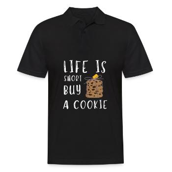 Scout Bakery Scouting Marchand de biscuits - Polo Homme - noir - Devant - Kai (181cm)