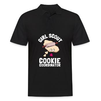 Scout Bakery Scouting Marchand de biscuits - Polo Homme - noir - Devant - Kai (181cm)