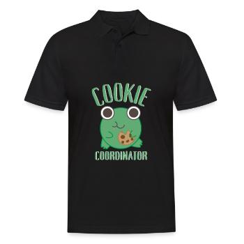 Scout Bakery Scouting Marchand de biscuits - Polo Homme - noir - Devant - Kai (181cm)