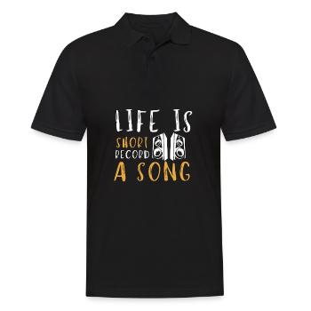 Sync Licensing Music Producer - Männer Poloshirt - Schwarz - Vorne - Kai (181cm)