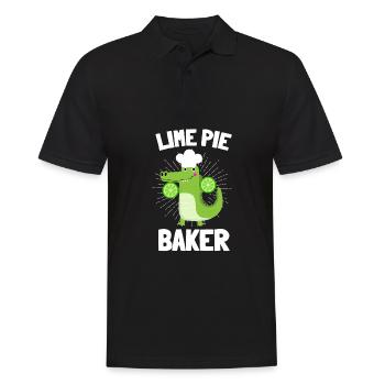 Key Lime Pie Tarte au citron Dessert - Polo Homme - noir - Devant - Kai (181cm)