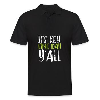 Key Lime Pie Tarte au citron Dessert - Polo Homme - noir - Devant - Kai (181cm)