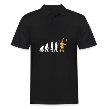 Native American Indian Abenaki - Männer Poloshirt - Schwarz - Vorne - Kai (181cm)