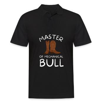 Future Bull Rider Steer Riding - Polo Homme - noir - Devant - Kai (181cm)