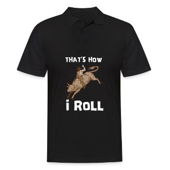 Future Bull Rider Steer Riding - Polo Homme - noir - Devant - Kai (181cm)