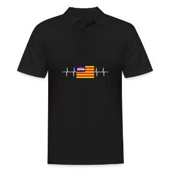 Spain Spanish Region Balearic Islands - Männer Poloshirt - Schwarz - Vorne - Kai (181cm)
