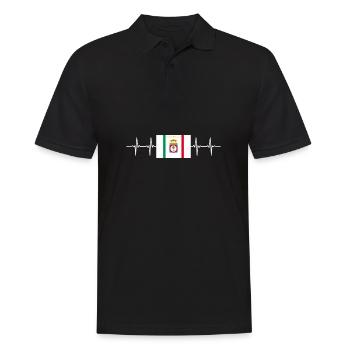 Italie Pouilles italiennes - Polo Homme - noir - Devant - Kai (181cm)