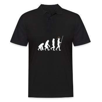 Liberte Egalite Fraternite French Revolution - Männer Poloshirt - Schwarz - Vorne - Kai (181cm)