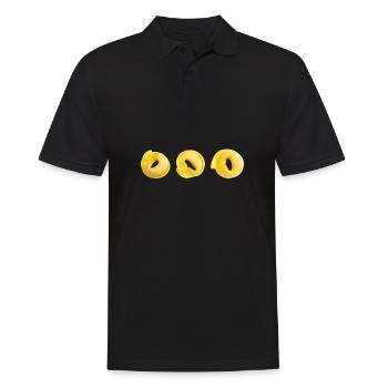 Italian Penne Pasta Tortellini - Männer Poloshirt - Schwarz - Vorne - Kai (181cm)
