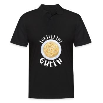 Italian Penne Pasta Tortellini - Männer Poloshirt - Schwarz - Vorne - Kai (181cm)
