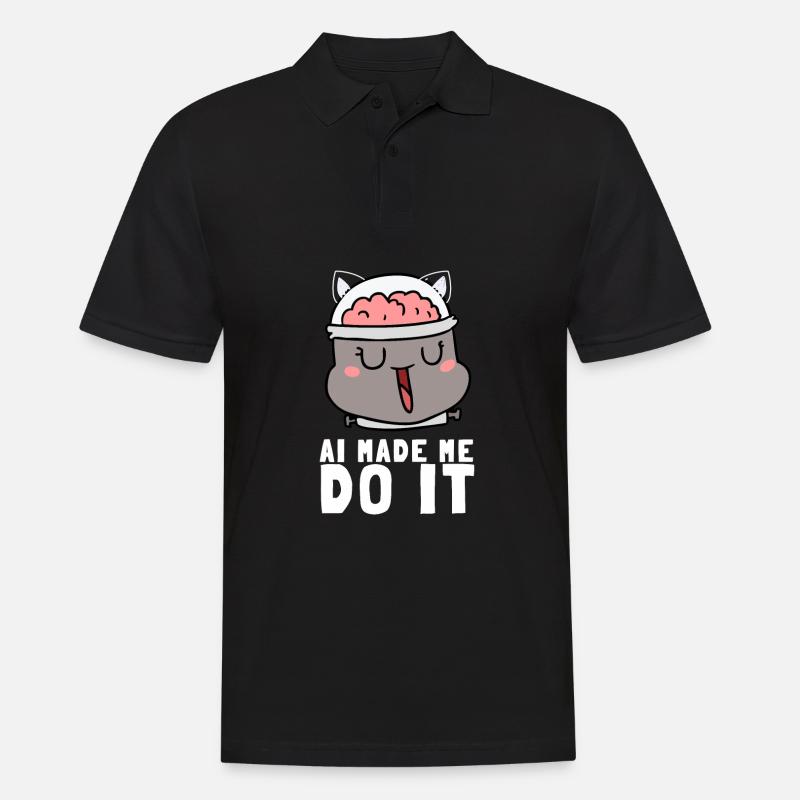 Artificial Intelligence Ai Chat - Männer Poloshirt - Schwarz