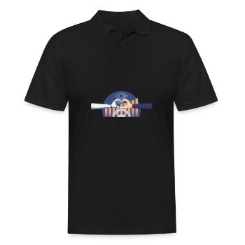 Artificial Intelligence Ai Chat - Männer Poloshirt - Schwarz - Vorne - Kai (181cm)
