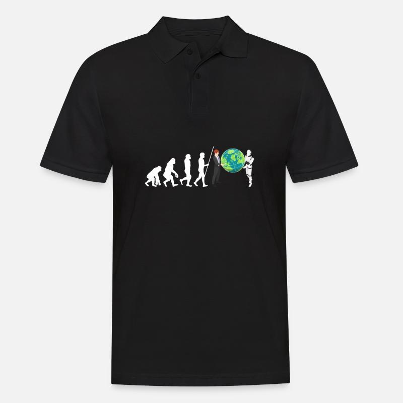 Artificial Intelligence Ai Chat - Männer Poloshirt - Schwarz