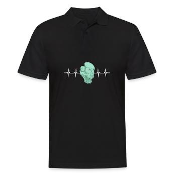 Artificial Intelligence Ai Chat - Männer Poloshirt - Schwarz - Vorne - Kai (181cm)