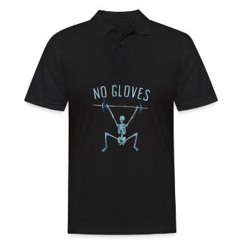 Weight Lifting Power Snatch - Männer Poloshirt - Schwarz - Vorne - Kai (181cm)