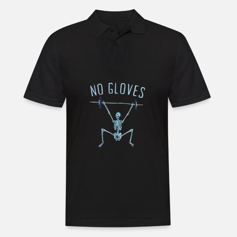 Weight Lifting Power Snatch - Männer Poloshirt - Schwarz