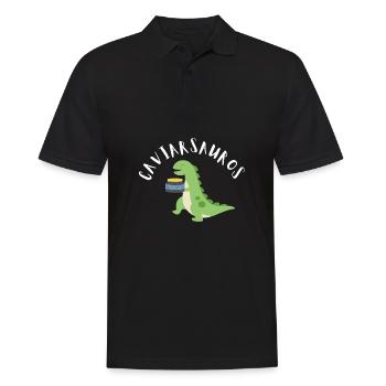 Caviar rouge de saumon à la russe - Polo Homme - noir - Devant - Kai (181cm)