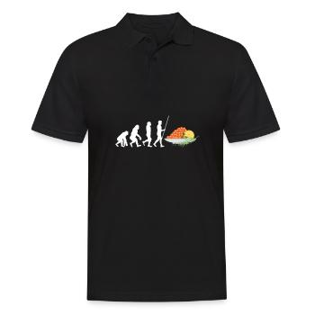 Caviar rouge de saumon à la russe - Polo Homme - noir - Devant - Kai (181cm)