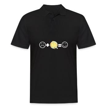 Swiss Cheese Fondue - Men's Polo Shirt - black - Front - Kai (181cm)